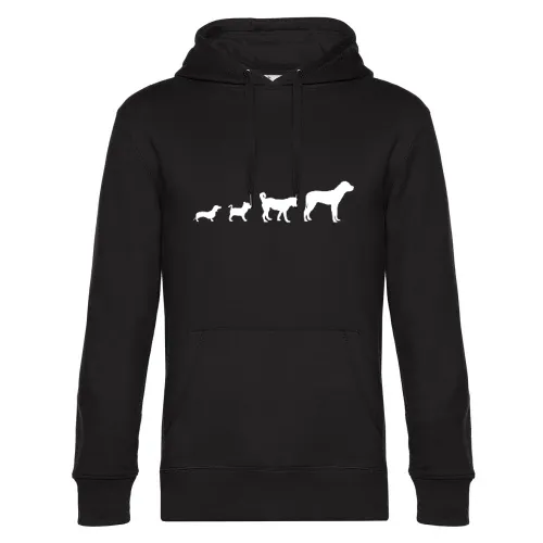 Hunde Evolution Männer Hoodie
