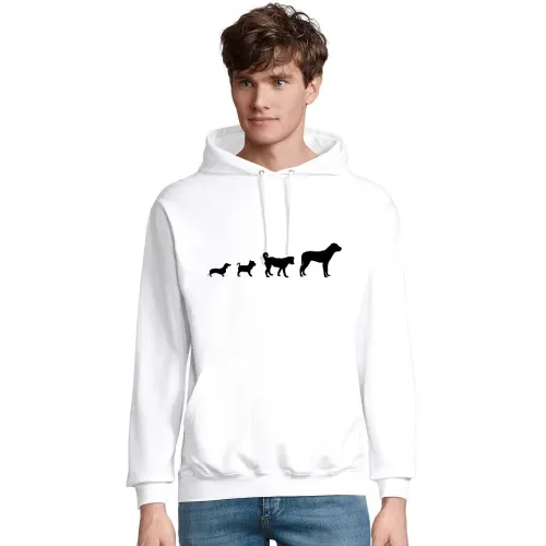 Hunde Evolution Hoodie Männer Condor