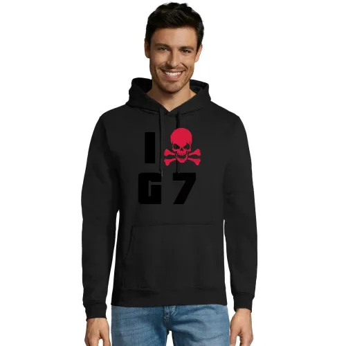 I hate G7 Skull Hoodie