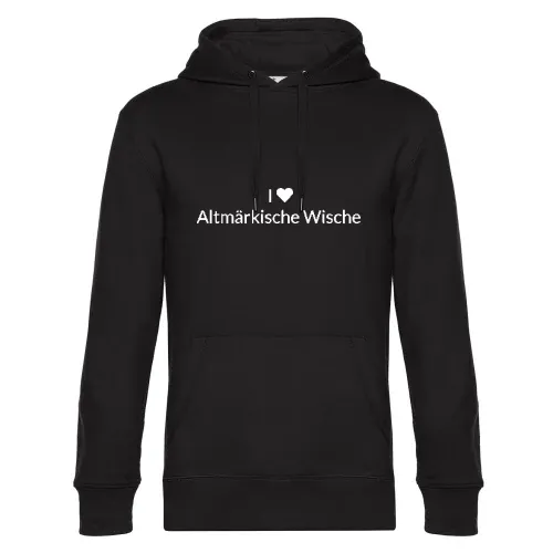 I Love Altmärkische Wische Hoodie Männer King Hooded