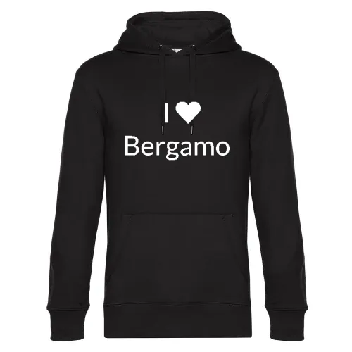 I Love Bergamo  Hoodie Männer King Hooded