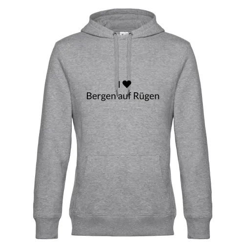 I Love Bergen auf Rügen  Hoodie Männer King Hooded