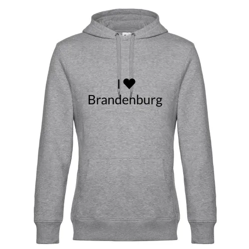 I Love Brandenburg Hoodie Männer King Hooded