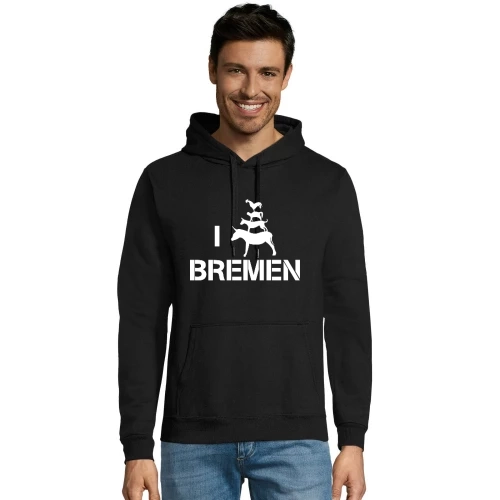 I Love Bremer Stadtmusikanten 2.0 Männer Hoodie