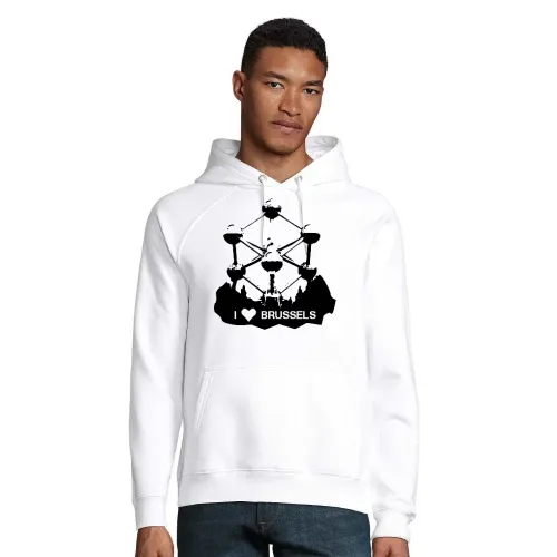 I LOVE Brüssel Atomium Männer Hoodie