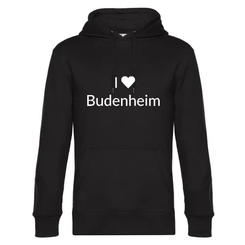 I Love Budenheim Hoodie Männer King Hooded