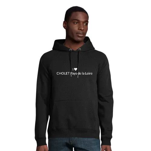 I Love CHOLET Pays de la Loire Hoodie Männer Stellar Bio