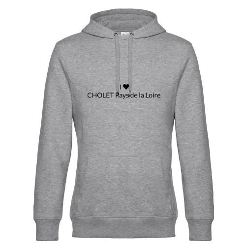I Love CHOLET Pays de la Loire Hoodie Männer King Hooded