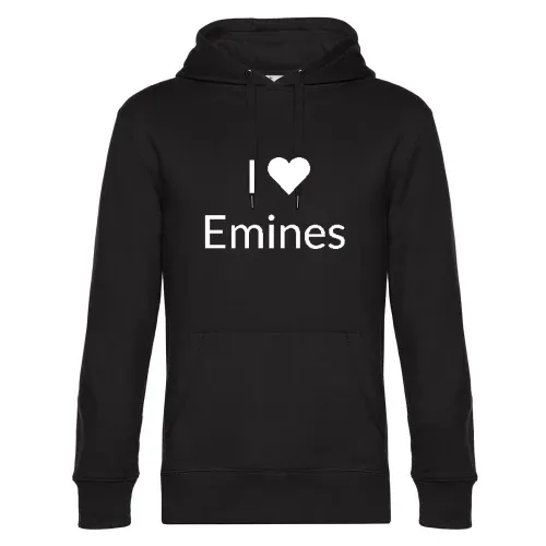 I Love Emines Hoodie Männer King Hooded