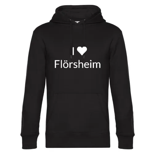 I Love Flörsheim  Hoodie Männer King Hooded