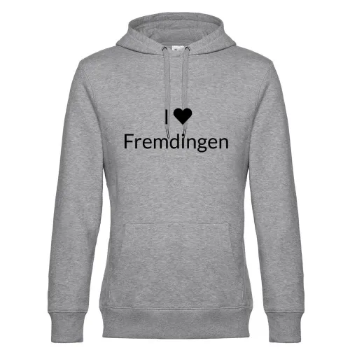 I Love Fremdingen Hoodie Männer King Hooded