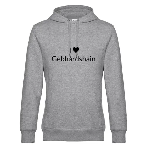 I Love Gebhardshain Hoodie Männer King Hooded