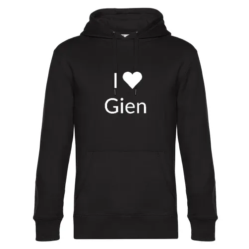 I Love Gien Hoodie Männer King Hooded