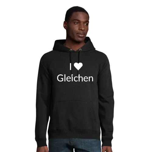 I Love Gleichen Hoodie Männer Stellar Bio