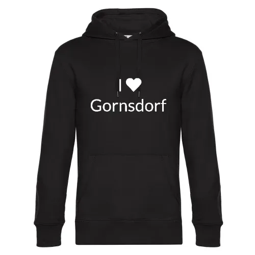 I Love Gornsdorf Hoodie Männer King Hooded