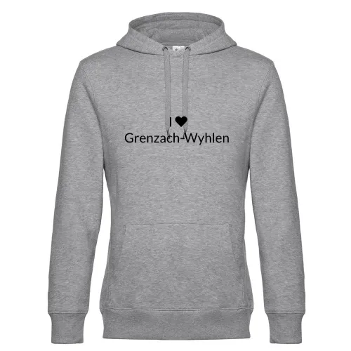 I Love Grenzach-Wyhlen Hoodie Männer King Hooded