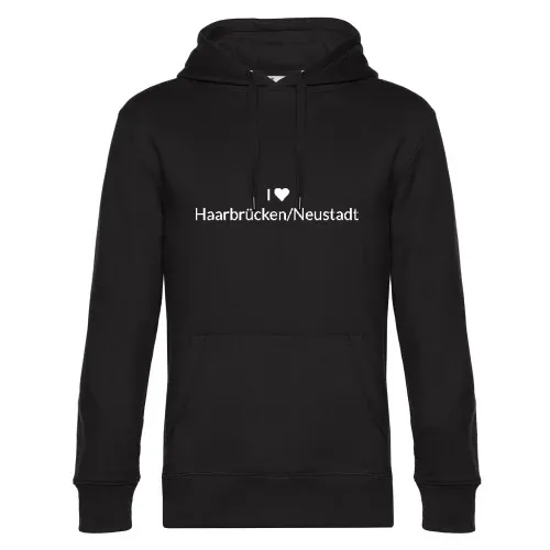 I Love Haarbrücken/Neustadt Hoodie Männer King Hooded