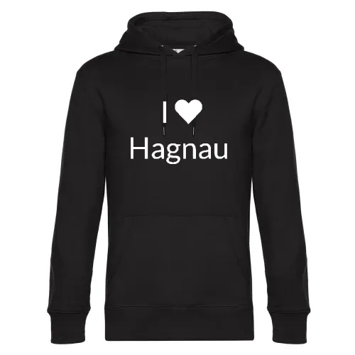 I Love Hagnau Hoodie Männer King Hooded