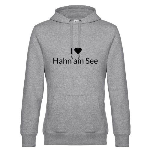 I Love Hahn am See Männer Hoodie