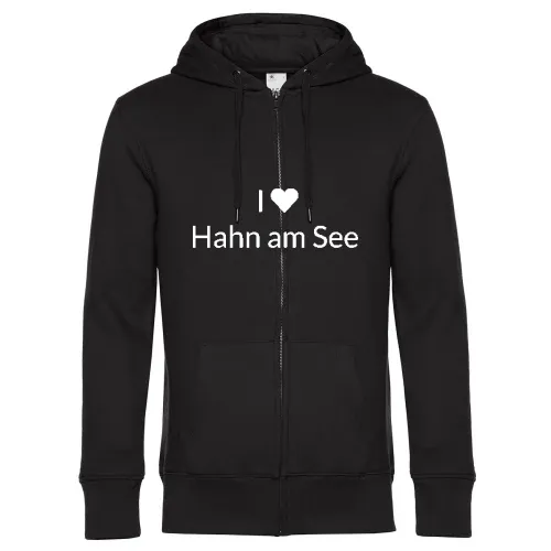 I Love Hahn am See Männer Hoodie
