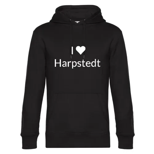 I Love Harpstedt Hoodie Männer King Hooded
