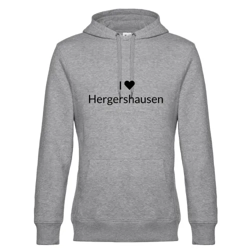 I Love Hergershausen Hoodie Männer King Hooded