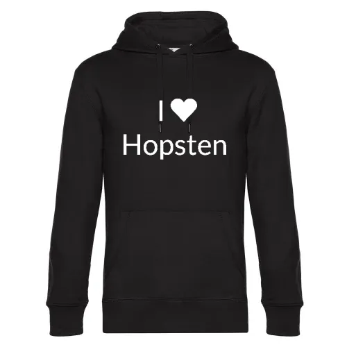 I Love Hopsten Hoodie Männer King Hooded