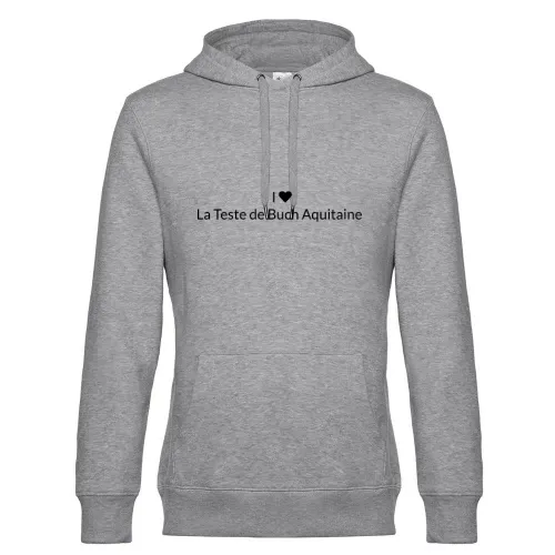 I Love La Teste de Buch Aquitaine  Hoodie Männer King Hooded