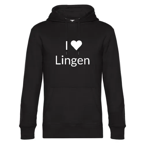 I Love Lingen Hoodie Männer King Hooded