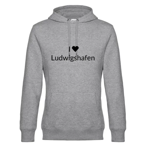 I Love Ludwigshafen Hoodie Männer King Hooded