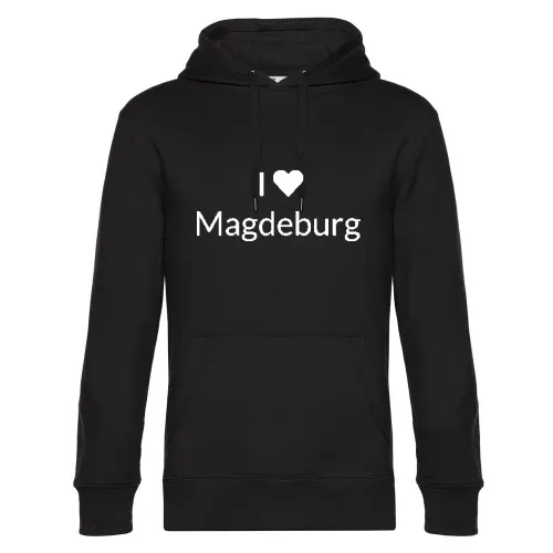 I Love Magdeburg Hoodie Männer King Hooded