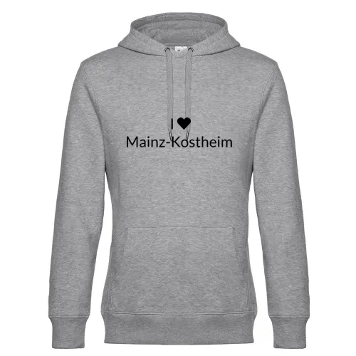I Love Mainz-Kostheim Hoodie Männer King Hooded