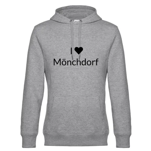 I Love Mönchdorf Hoodie Männer King Hooded