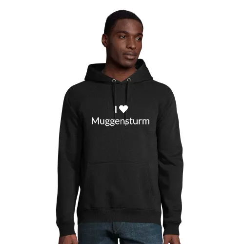 I Love Muggensturm Hoodie Männer Stellar Bio