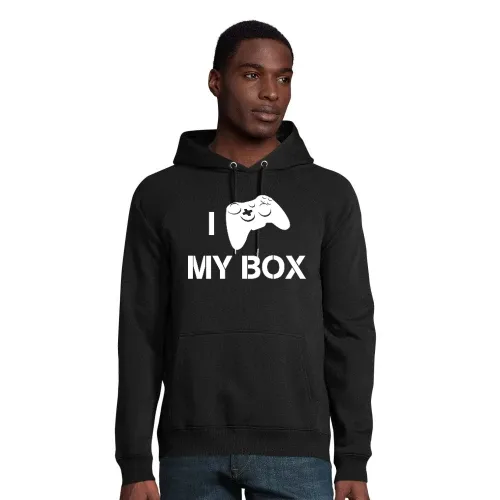 i love my box Hoodie Männer Stellar Bio