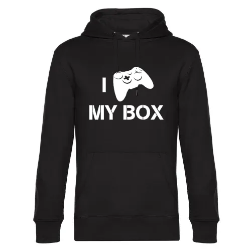 i love my box Hoodie Männer King Hooded