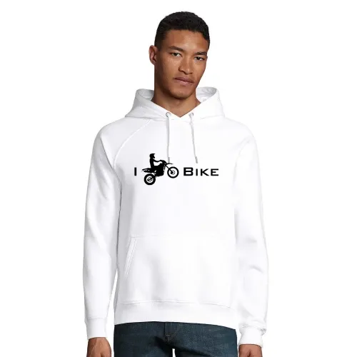 I Love my Enduro Bike 2.0 Hoodie Männer Stellar Bio