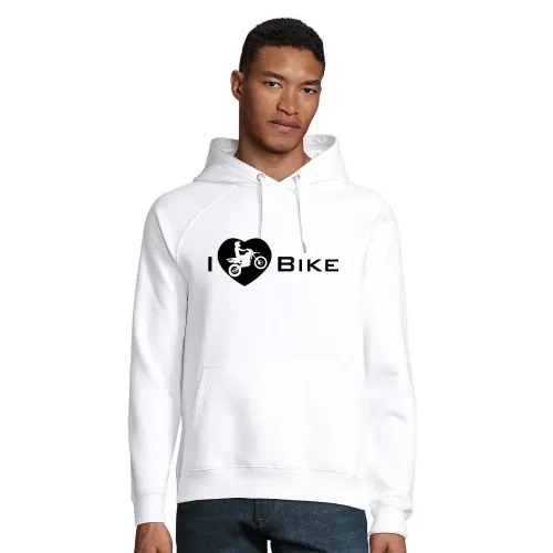 I Love my Enduro Bike Hoodie Männer Stellar Bio