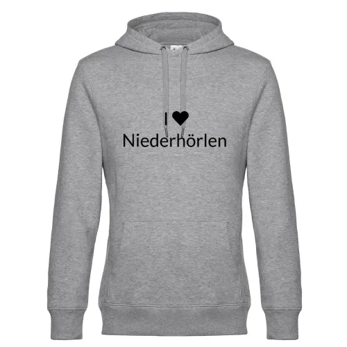 I Love Niederhörlen Hoodie Männer King Hooded