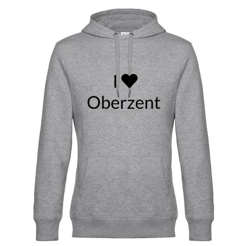 I Love Oberzent Hoodie Männer King Hooded