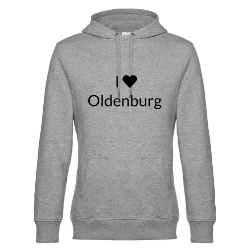 I Love Oldenburg Hoodie Männer King Hooded