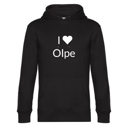 I Love Olpe Hoodie Männer King Hooded