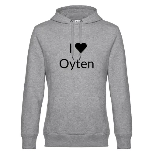 I Love Oyten Hoodie Männer King Hooded