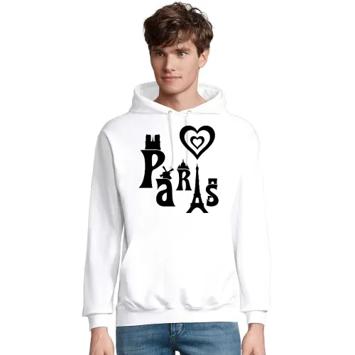 I Love Paris Männer Hoodie