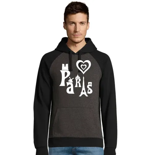 I Love Paris Männer Hoodie