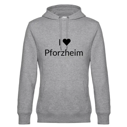 I Love Pforzheim Hoodie Männer King Hooded