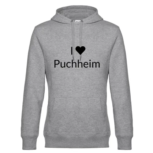 I Love Puchheim Hoodie Männer King Hooded