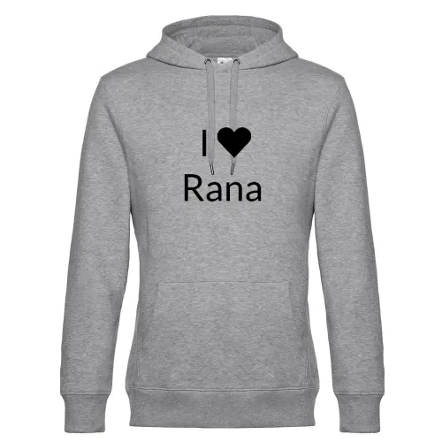 I Love Rana Hoodie Männer King Hooded