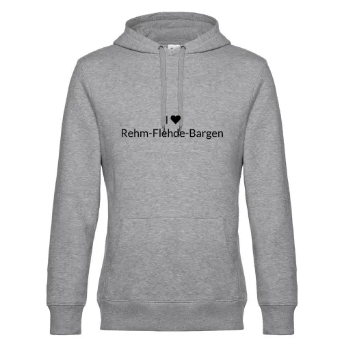 I Love Rehm-Flehde-Bargen Hoodie Männer King Hooded