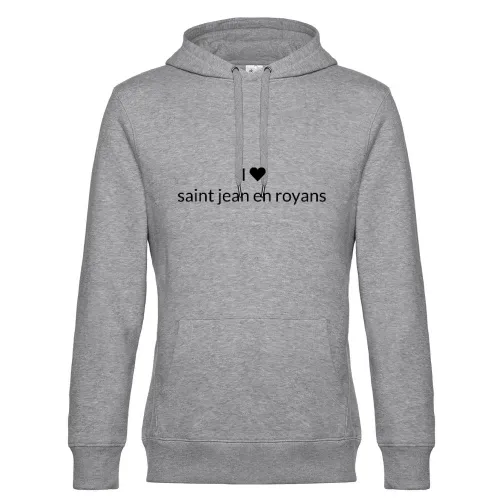 I Love saint jean en royans Hoodie Männer King Hooded